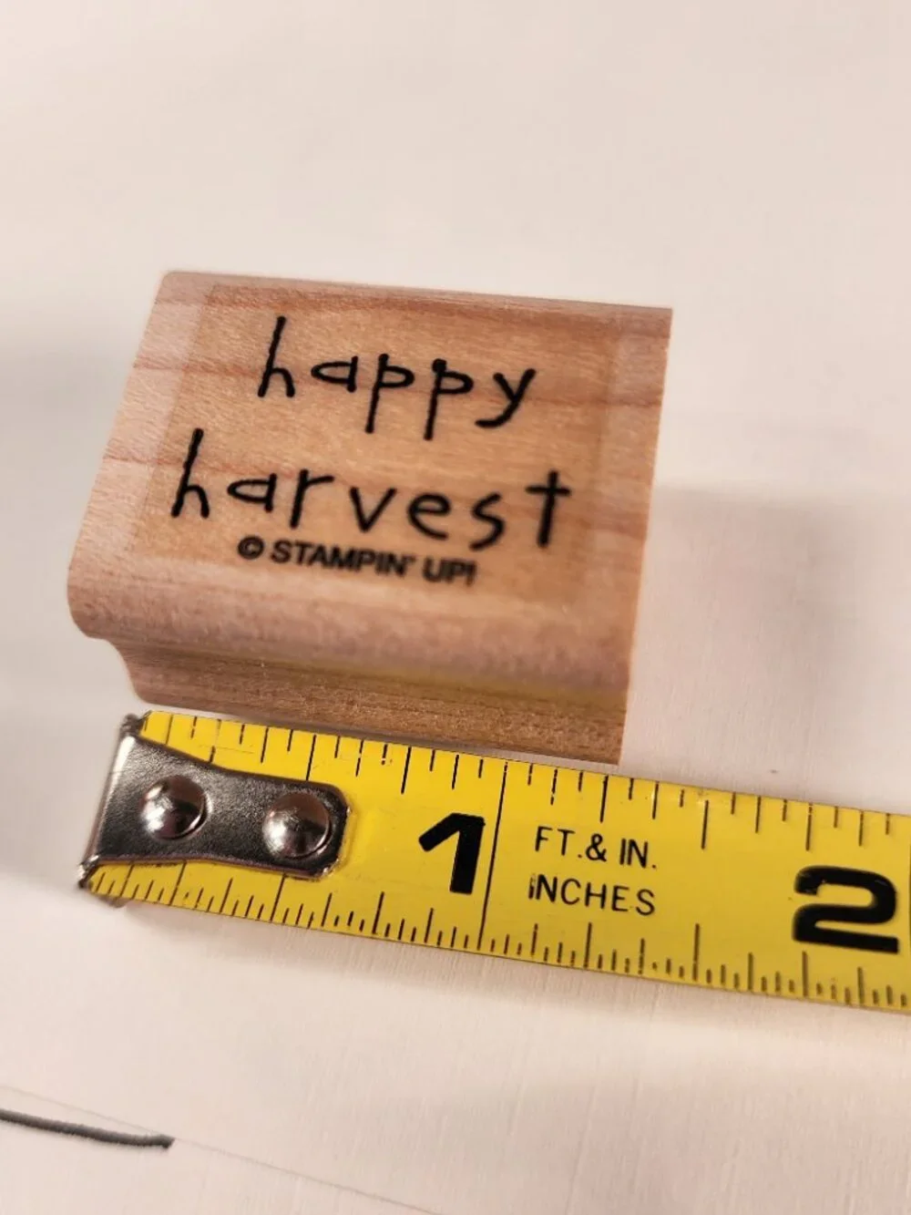STAMPIN' UP LOT of 8 Wood-Mounted Rubber Stamps With Truck and Halloween Theme